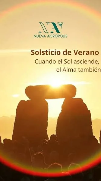 Celebración del Solsticio de Verano junto a miembros de la comunidad.